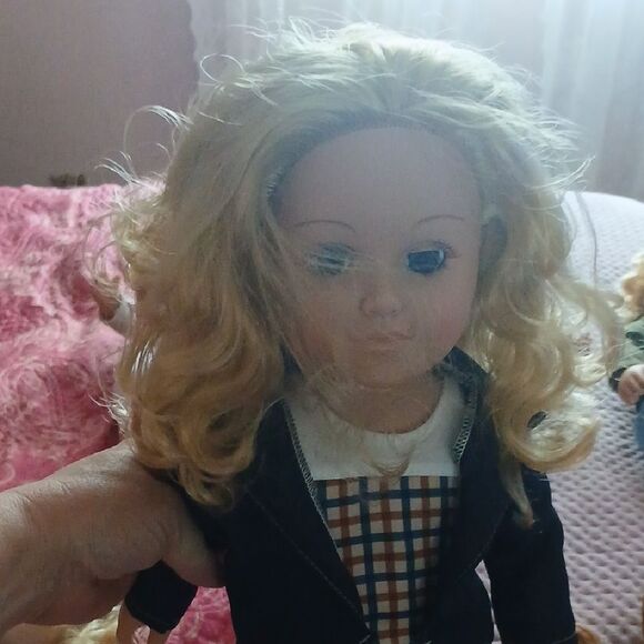 Plaid Dress and Jacket Doll Set - Picture 4 of 7